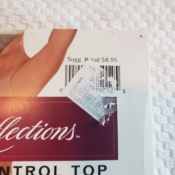 Hanes Silk Reflections Control Top‎ Capri Pantyhose EF Natural XL USA - Picture 4 of 7